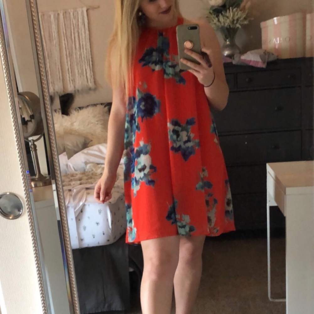 Nordstrom ASTR High Neck Dress